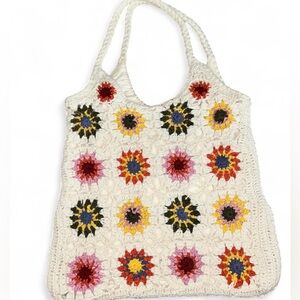 Universal Thread Multicolor Crochet Tote